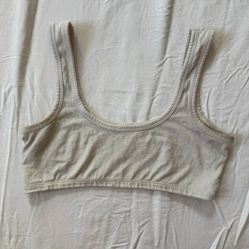 ARQ WIDE STRAP BRA in White